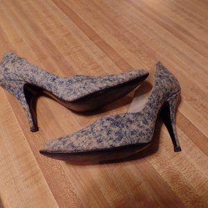 Vintage WILD PAIR pumps 1980s Stone washed denium